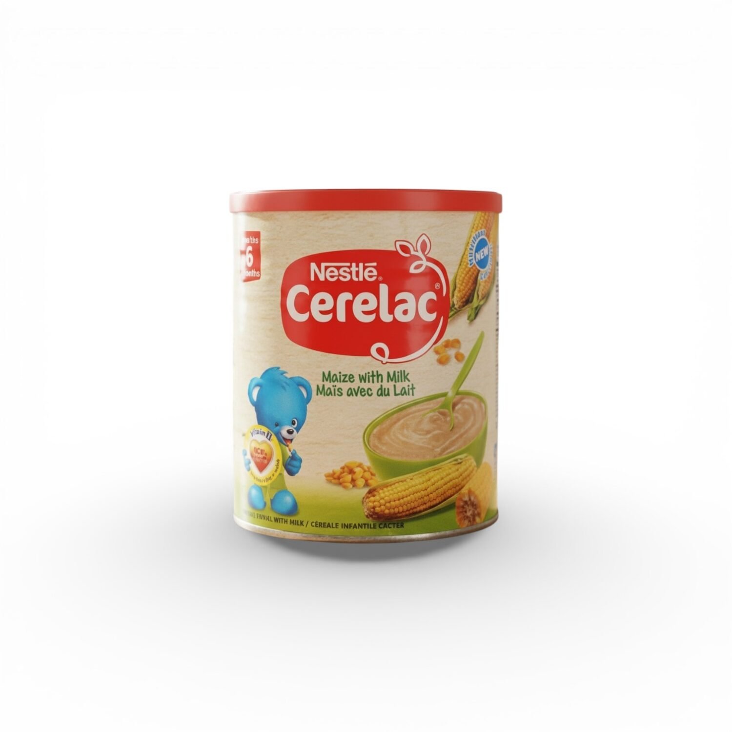 Nestlé Cerelac Infant Cereal with Milk – Maize | 400g | From 6 Months |