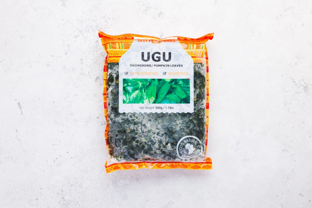 Ugu pumpkin leaves, 500g pack