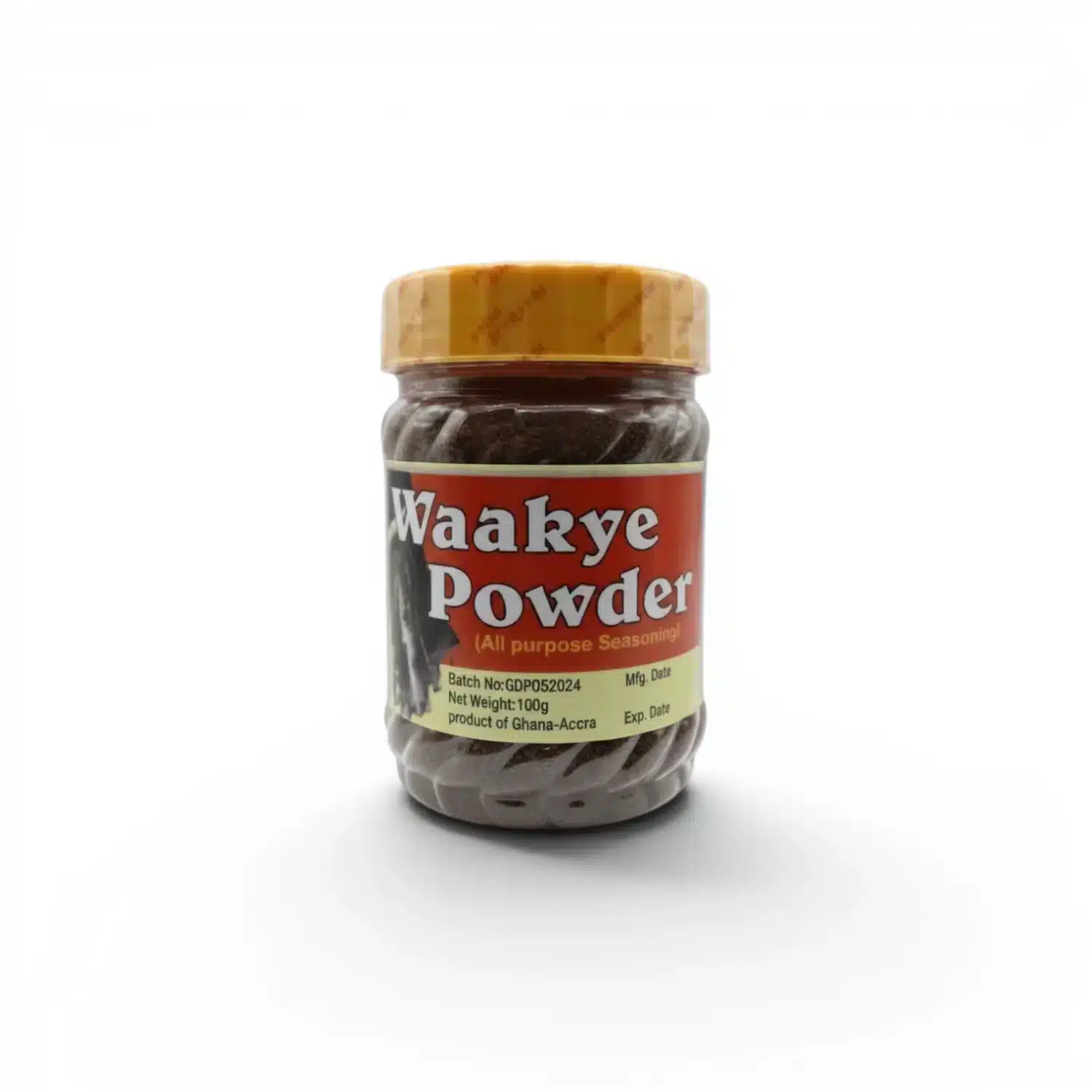 Waakye Leaves Powder | All Purpose Seasoning – 200g | 100% Dried Sorghum Leaves | Authentic Ghanaian Waakye Colouring & Seasoning | Made in Accra, Ghana