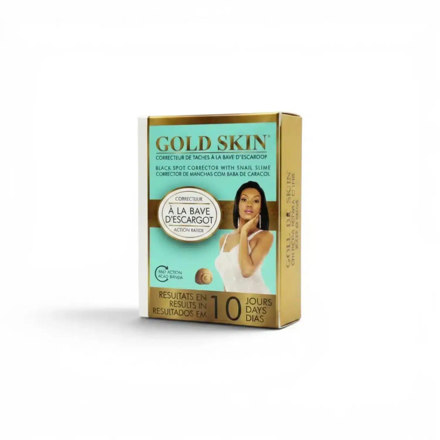 Gold Skin™ Clarifying Body Cream – 140ml | Snail Slime, Kojic Acid & Vitamin C | Face & Body