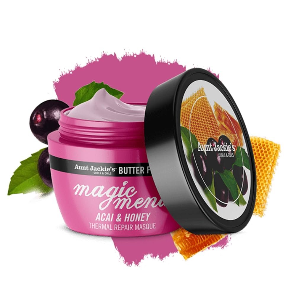 Aunt Jackie's Butter Fusions Magic Mend Acai & Honey Thermal Repair Masque