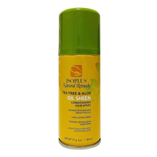 Isoplus Natural Remedy Tea Tree & Aloe Oil Sheen Conditioner Spray (2oz/ 84ml)