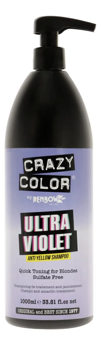 Champú Crazy Color Ultravioleta Anti Amarillo (1l)