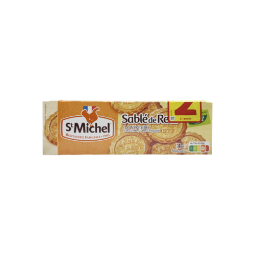 St Michel Sablé de Ré – French Butter Biscuits (4x5 Pack) - Image 1