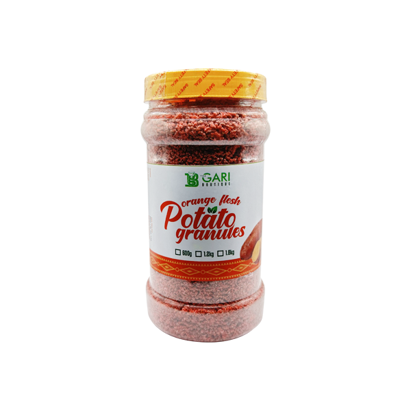 B Gari Institute Orange Flesh Potato Granules (600g)