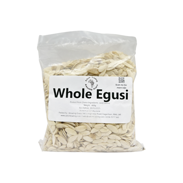 Whole Egusi Melon Seeds (400g)