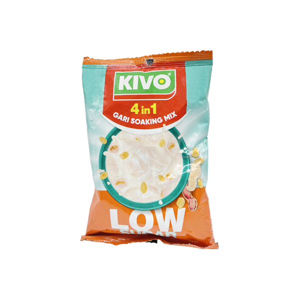 Kivo 4-in-1 Gari Soaking Mix – Low Sugar (Single Serve)