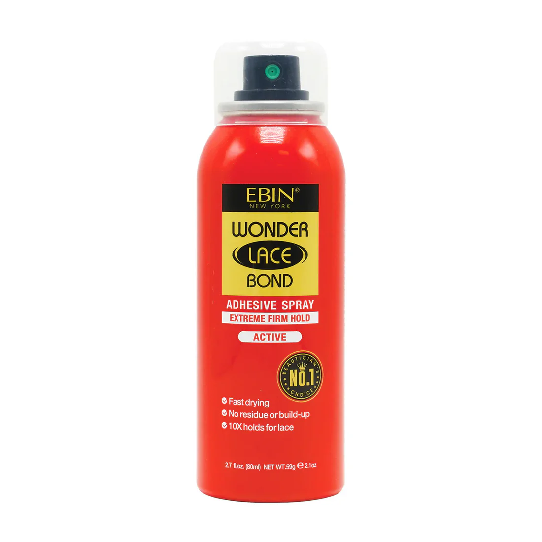 Ebin New York Wonder Lace Bond Wig Adhesive Spray Extreme Firm Hold (Active) - UK Shipping Only