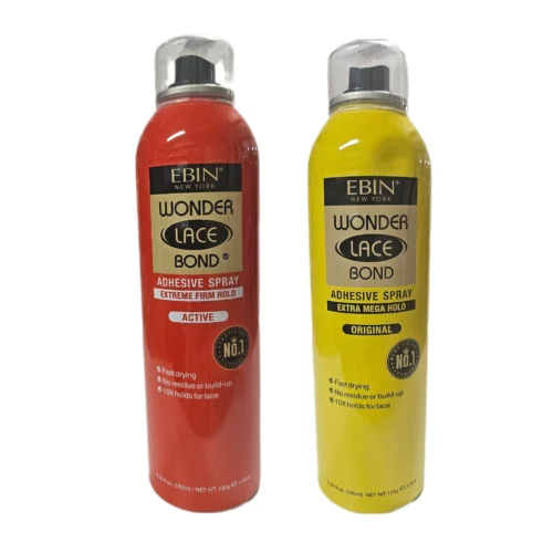 Ebin Wonderlace Wig Adhesive Spray, Extra Firm & Extreme Firm Hold (180ml) - Image 1