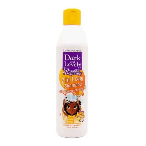 Dark and Lovely Beautiful Beginnings 2-in-1 Easy Shampoo (250ml)