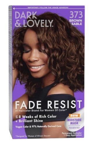 💇 Dark & Lovely Fade Resist Haircolor – Brown Sable #373 (150ml) - Image 1