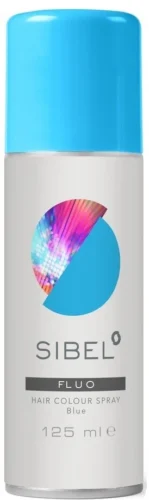 Sibel Fluo Hair Colour Spray – Blue (125 mL) - Image 1