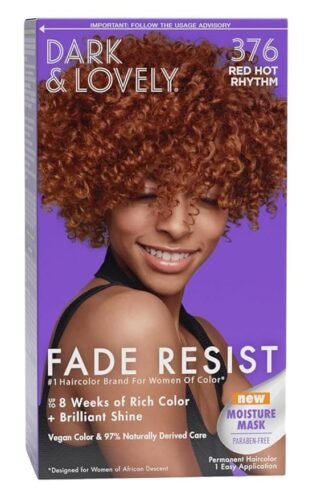 💇 Dark & Lovely Fade Resist Haircolor – Red Hot Rhythm #376 (150ml) - Image 1
