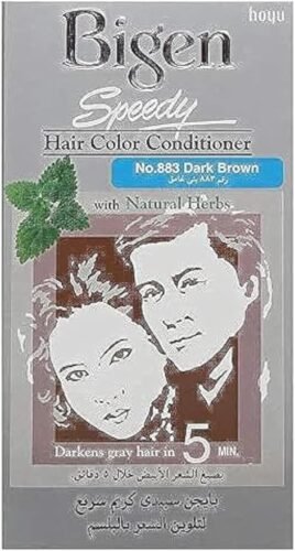 Bigen Speedy Hair Color Conditioner – Dark Brown No.883 (150ml) - Image 1