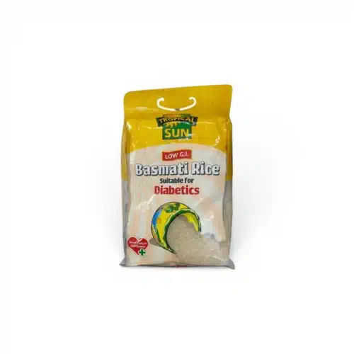 Tropical Sun Low G.I. Basmati Rice – 5kg| Premium Long Grain Basmati | Suitable for Diabetics | Low Glycaemic Index - Image 1