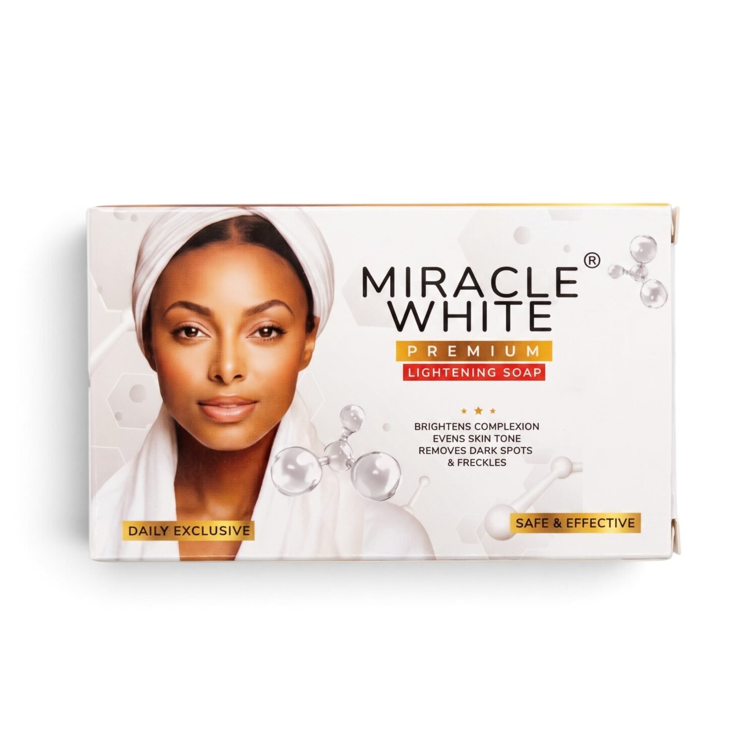 Miracle White Premium Lightening Soap - 160g