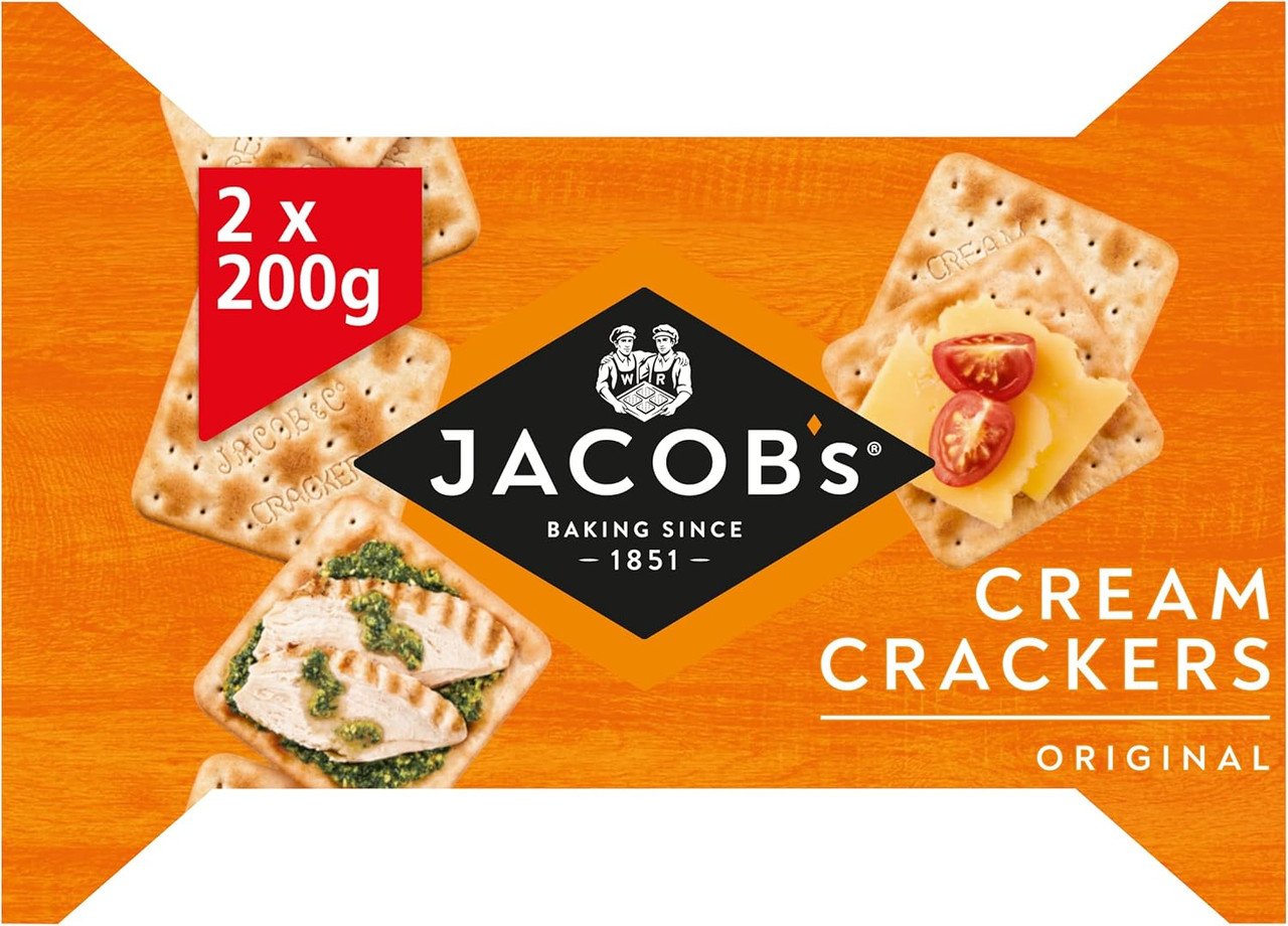 Jacob’s Cream Crackers – 2 x 200g product image