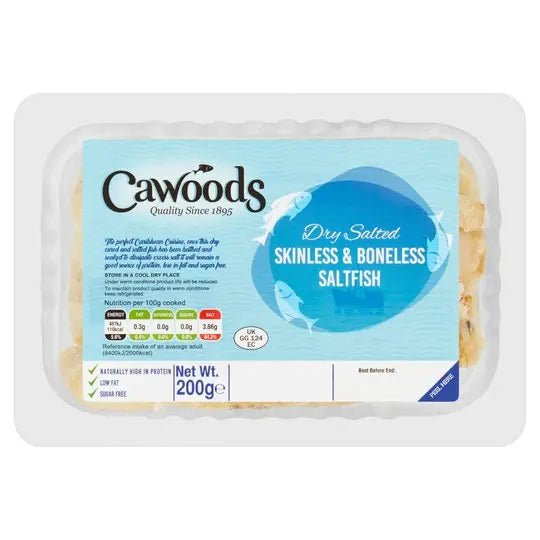 Cawoods Skinless & Boneless Saltfish – 200g product image