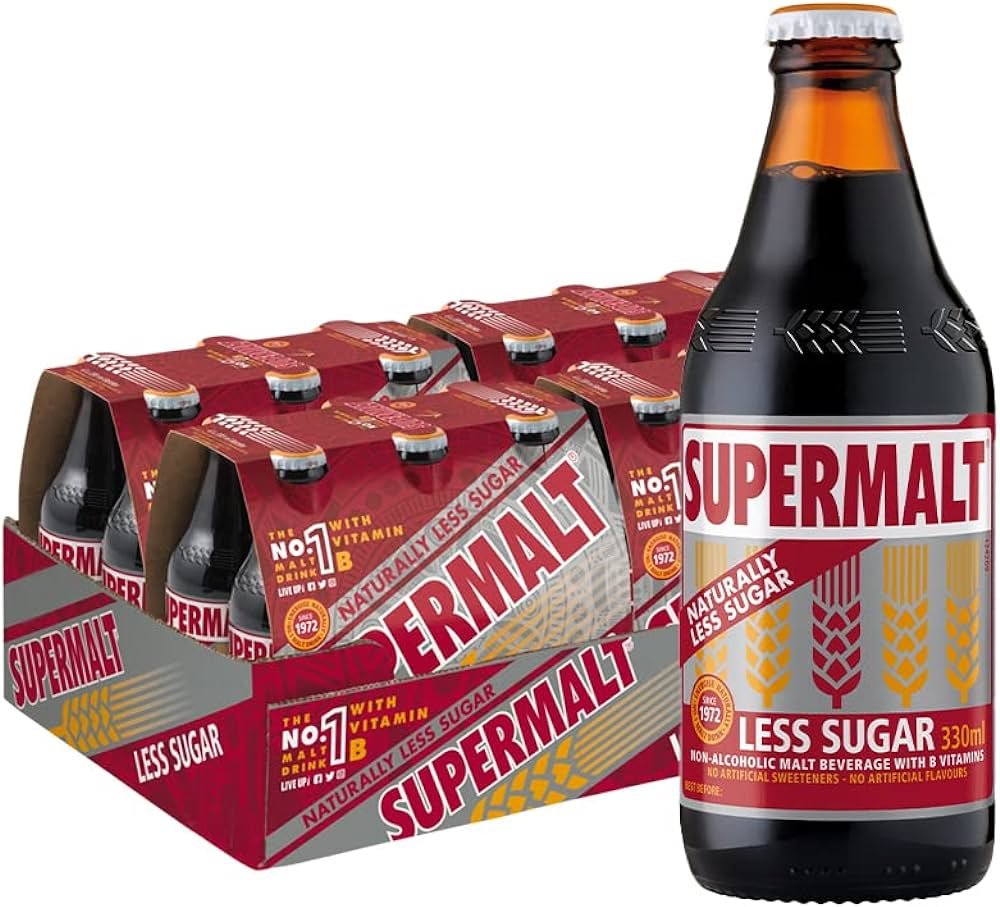Supermalt Less Sugar Malt Drink – 24 x 330ml product image