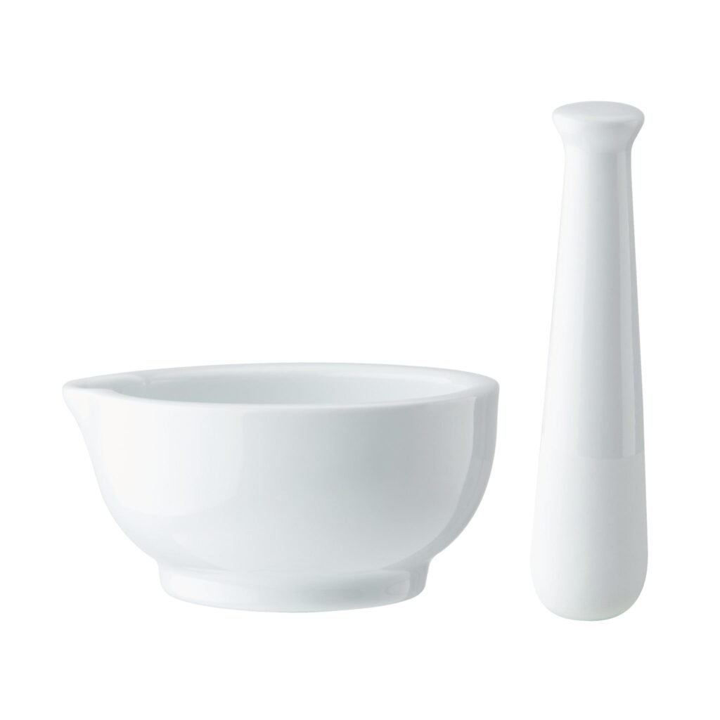Mikasa Chalk Porcelain Pestle & Mortar – 1 set product image