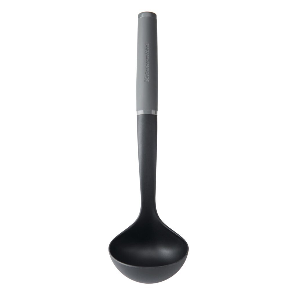 KitchenAid Soft Grip Ladle – Charcoal Grey – 1 tool product image