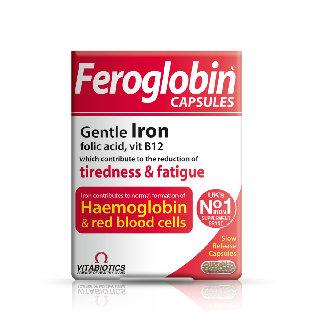 Vitabiotics Feroglobin – 30 capsules product image