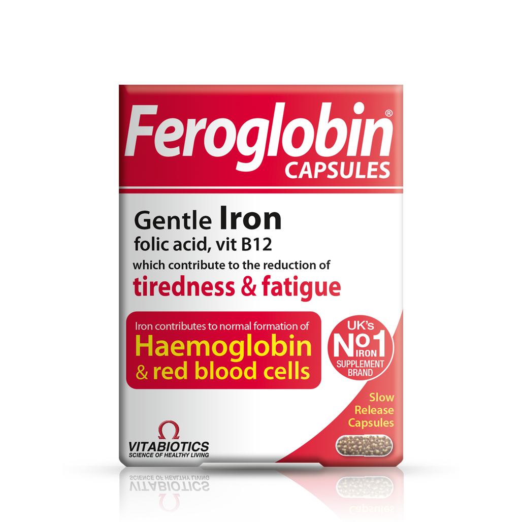 Vitabiotics Feroglobin – 30 capsules product image