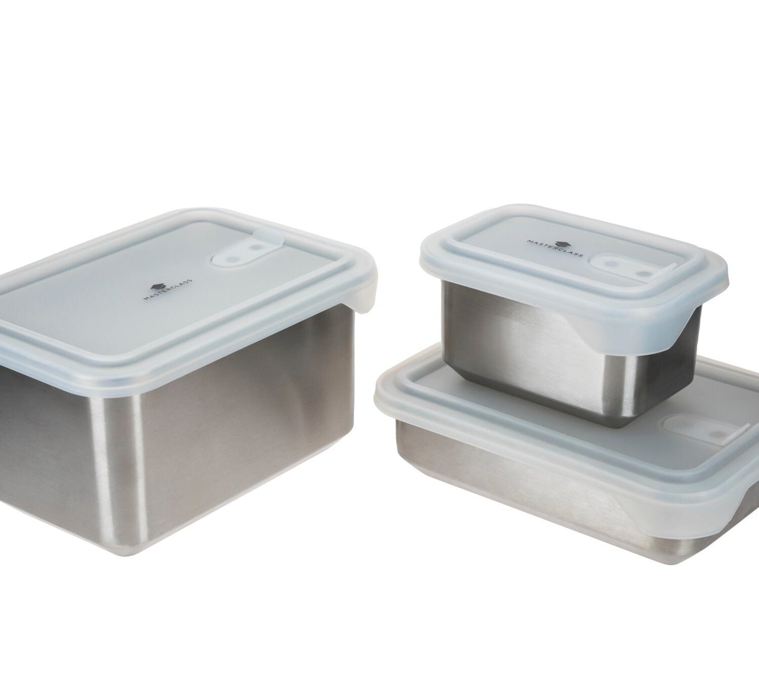 MasterClass All-in-One Steel Storage Containers – 3-piece set product image