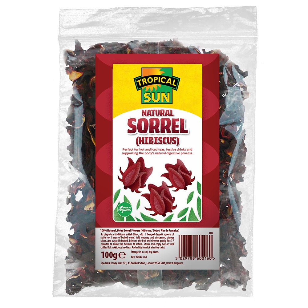 Tropical Sun Dried Sorrel (Hibiscus) – 100g product image